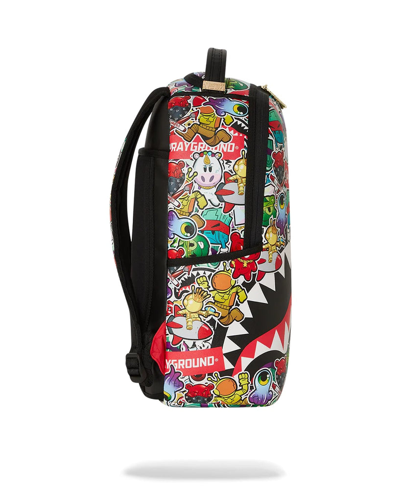 Sprayground Sharks In Stickers DLXSV Backpack B5798