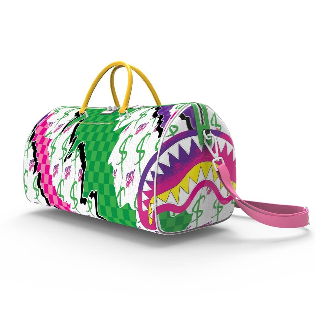 sprayground shark duffle bag