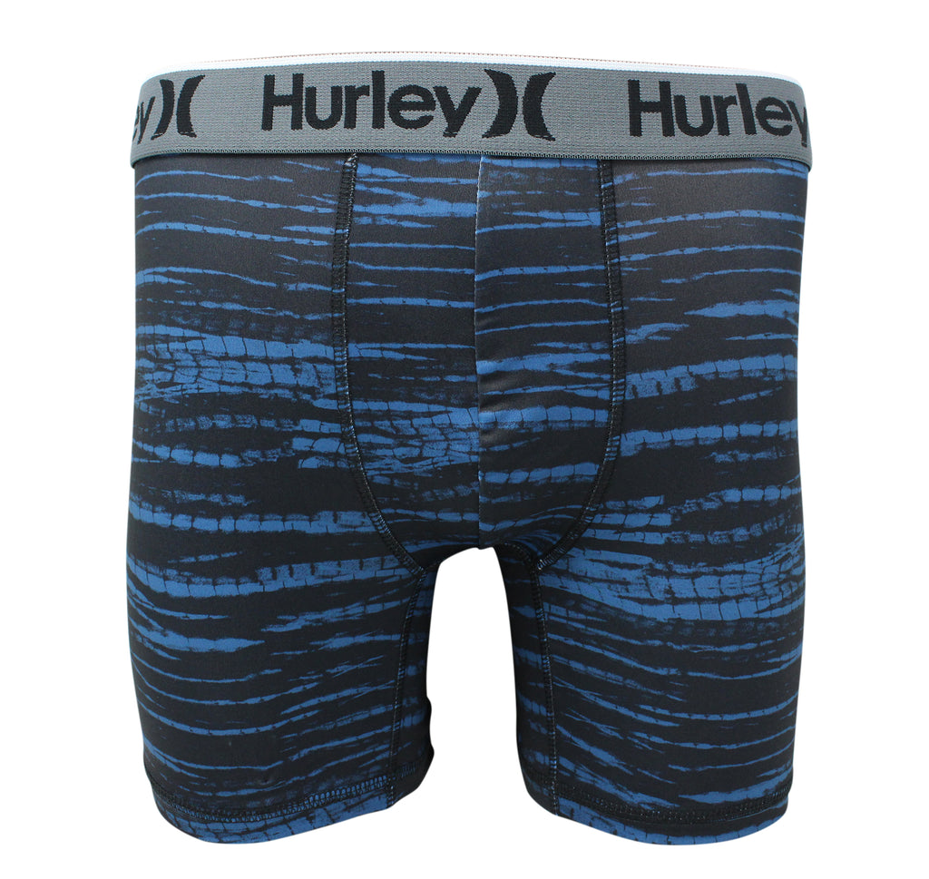 Hurley 3-Pack Men's Regrind Boxer Briefs X-Large 40-42 Salmon/Blue