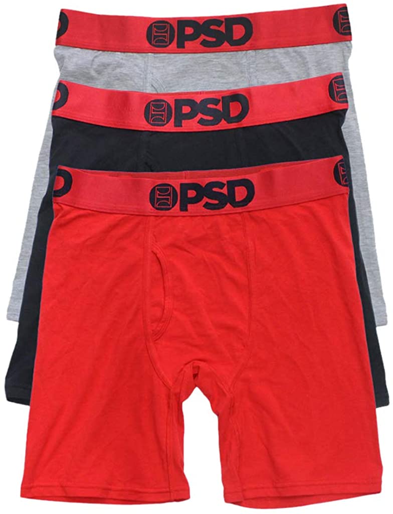 PSD Men's Red Virginity is Cool Print Boxer Briefs Underwear