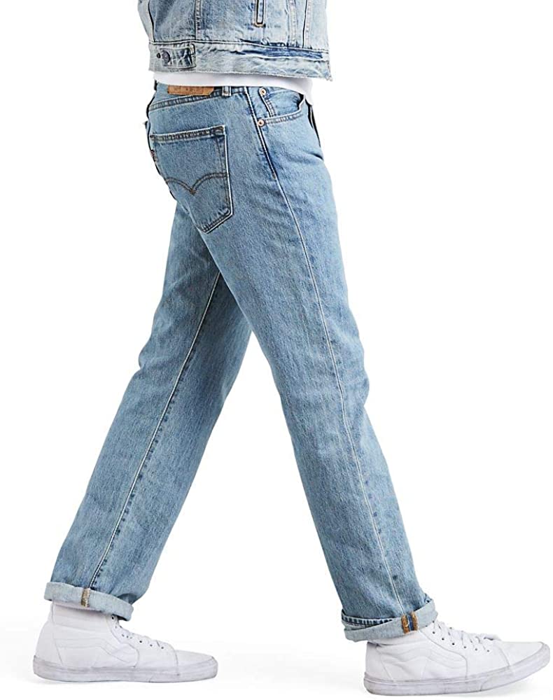 Levi's Men's 501 Original Fit Jeans Light Stonewash – I-Max Fashions