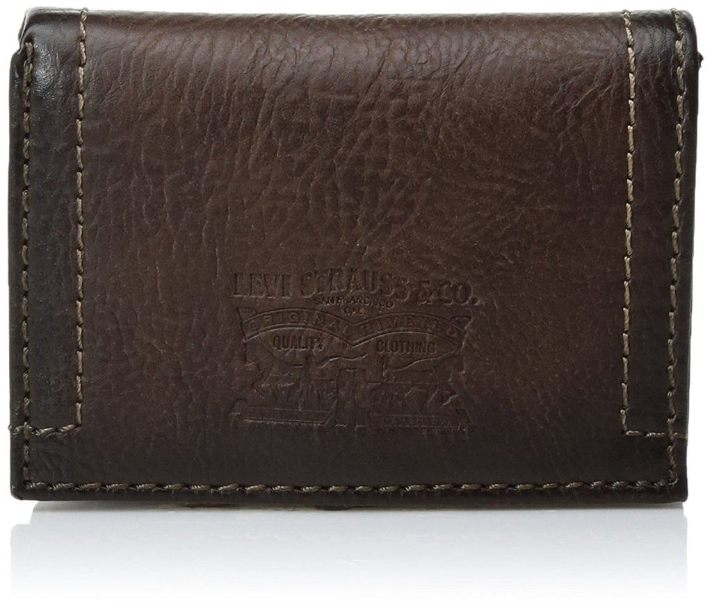 Levi's Men's Trifold Leather Wallet IMax Fashions