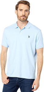 U.S. Polo Assn. Men's Solid Interlock Short-Sleeve Polo Shirt