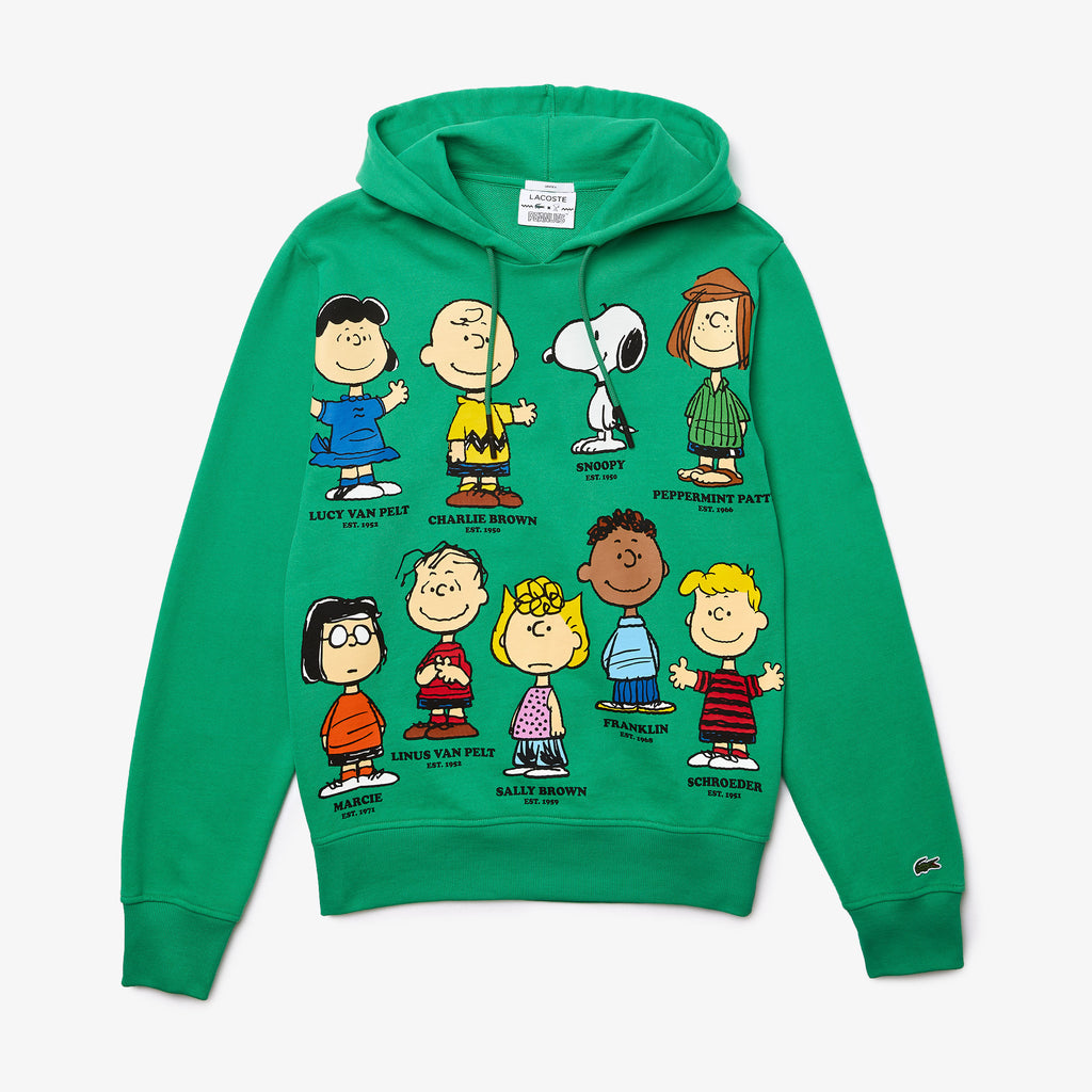 Lacoste x Peanuts Men's Hooded Organic Cotton Sweatshirt – I-Max