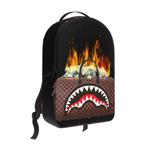 Sprayground Bag Of Money On Fire Backpack B7675 – I-Max Fashions