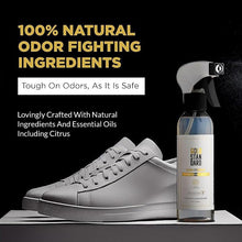 Gold Standard Natural Shoe Deodorizer Spray - 6 Oz. Shoe Odor Eliminator Spray - Shoes Smell Remover Provides Extra Strength & Long Lasting Fresh Citrus Burst - Shoe Odor Remover Spray