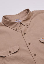 Dark Tan Chambray