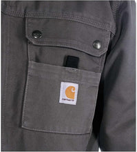 Carhartt Men's Relaxed Fit Washed Duck Sherpa-Lined Utility Jacket