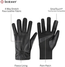 Black Faux Leather