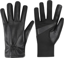 Black Faux Leather