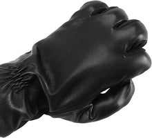 Black Faux Leather