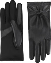 Black Faux Leather