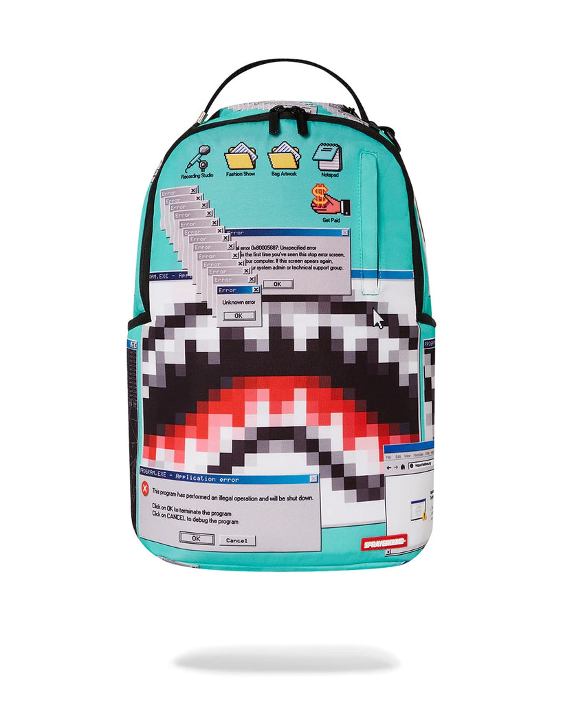Sprayground Computer Virus Shark Backpack B6299 – I-Max Fashions