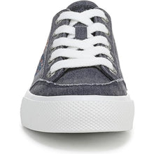 Navy Floral Canvas