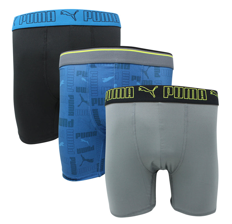 PUMA Men's 6PK Sportstyle Boxer Briefs