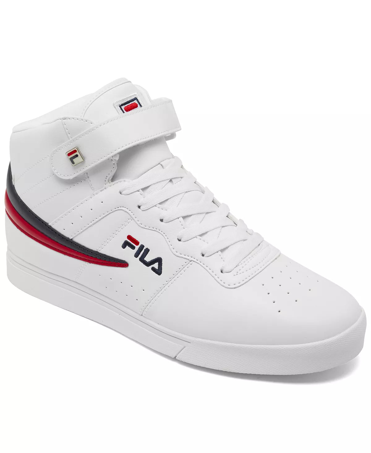 Mens Fila Squad Athletic Shoe - White / Navy / Red