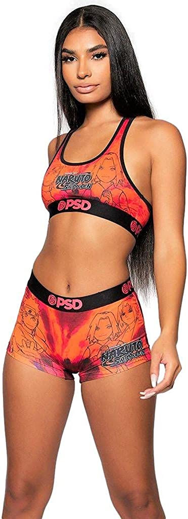 PSD Underwear Women's Athletic Fit Naruto Boy Short with Wide Elastic Band