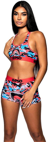 PSD Underwear Women's Warface Athletic Fit Sports Bra with Wide