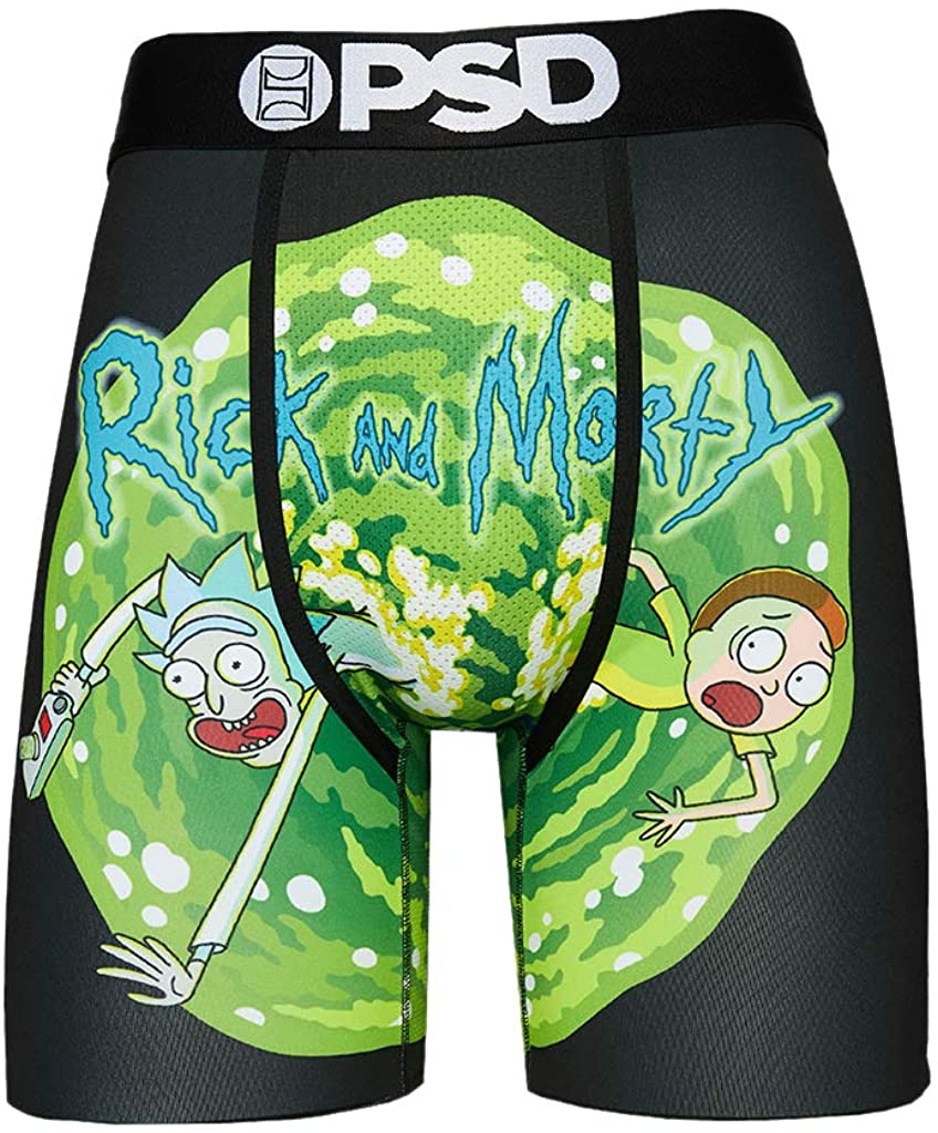 PSD mens Boxer Brief, Multi  Merry Rick and Morty, X-Large