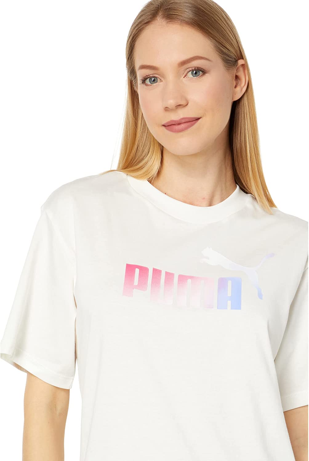 Puma Women\'s Women\'s Essentials Relaxed Logo T-Shirt – I-Max Fashions