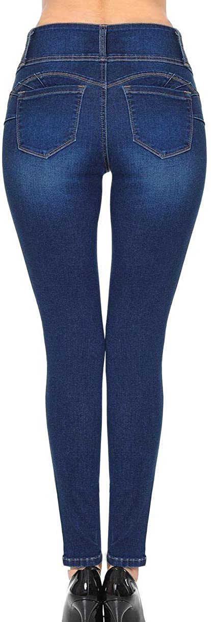 Push Up High Rise Wax Jeans Black Jeggings For Women Wax Jean