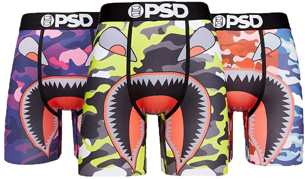 PSD Cool Mesh 3-Pack Boxer Briefs Men's Underwear