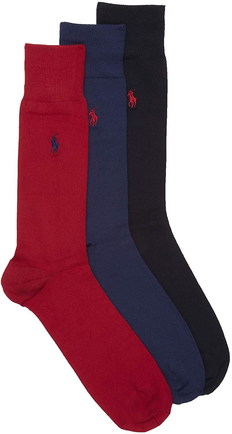 Polo Ralph Lauren Men's 3-Pack Super Soft Crew Dress Socks – I-Max Fashions Polo Ralph Lauren Men's 3-Pack Super Soft Crew Dress Socks – I-Max Fashions