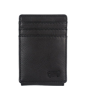 Levi's Men's Slim Card Case Wallet - Black