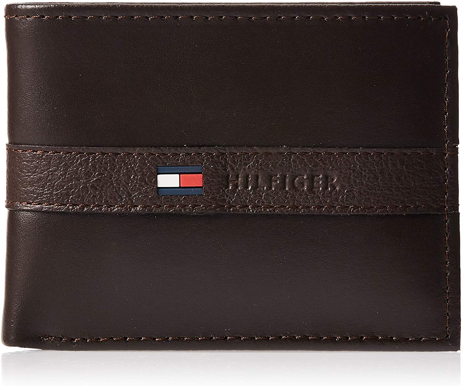 TOMMY HILFIGER - Men's leather wallet with embossed logo