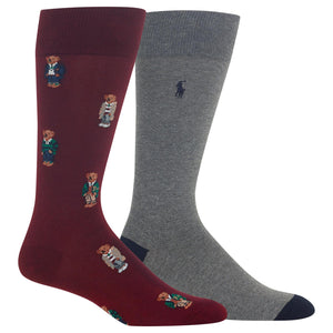Polo Ralph Lauren Men's 2-Pack Assorted Polo Bear Solid Dress Sock 899 – I-Max Fashions Polo Ralph Lauren Men's 2-Pack Assorted Polo Bear Solid Dress Sock 899 – I-Max Fashions