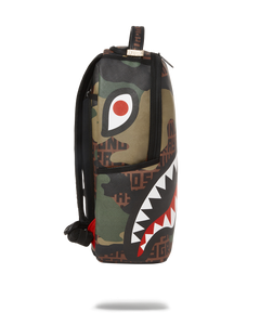 Sprayground Boys' Torpedo Shark Camo Print Backpack