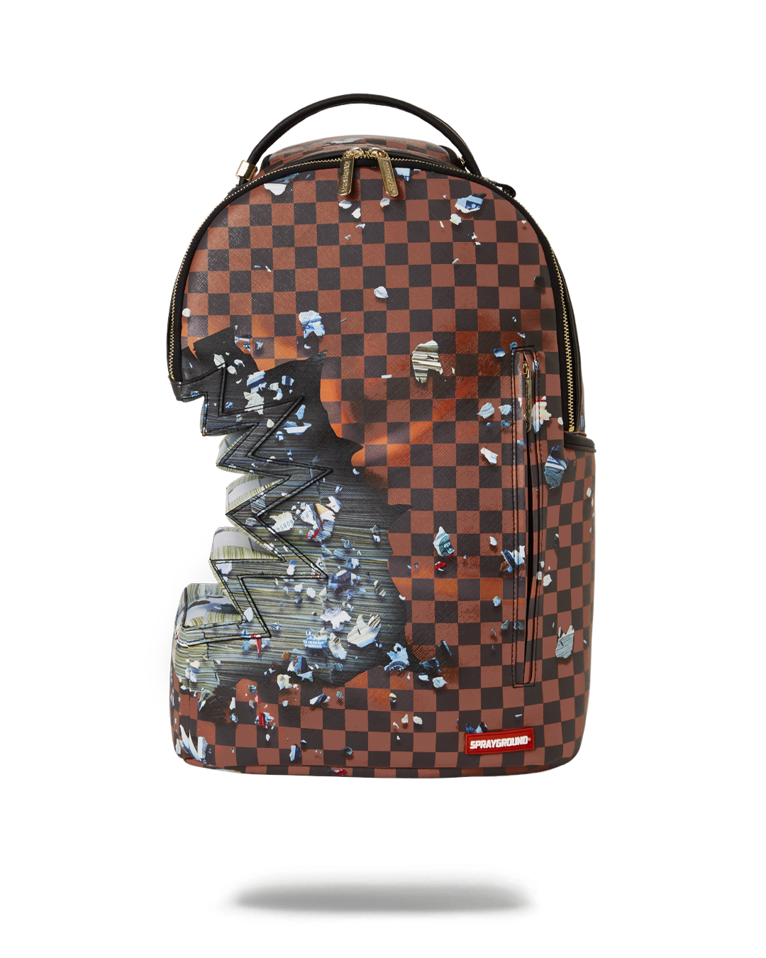 louis vuitton sprayground backpack brown