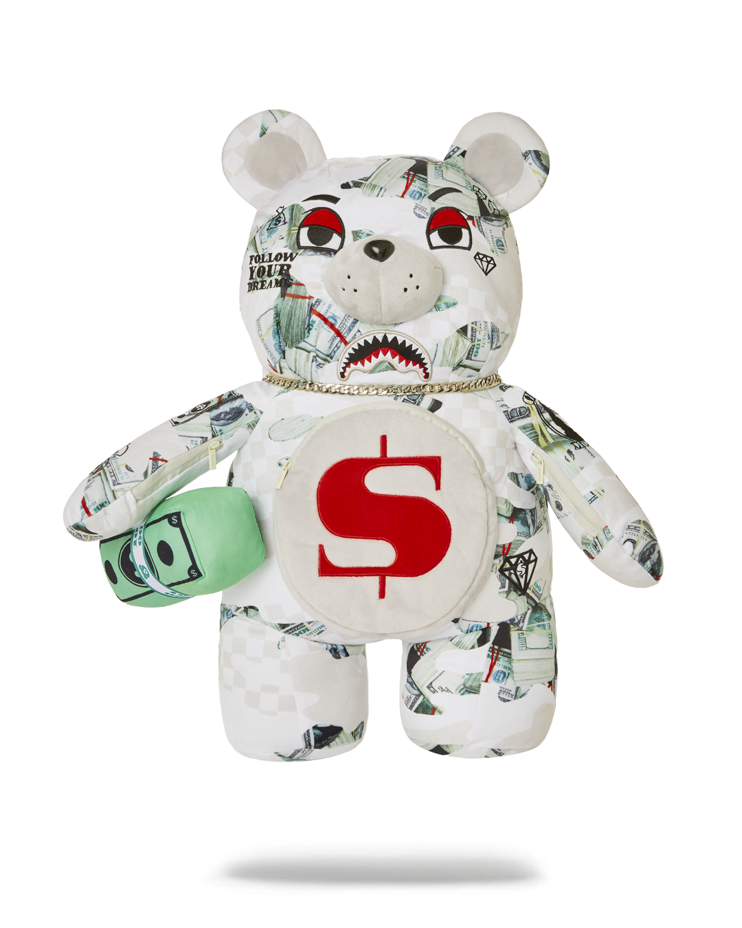 Sprayground Ferociou$ Moneybear Teddy Bear Backpack B4695 – I-Max