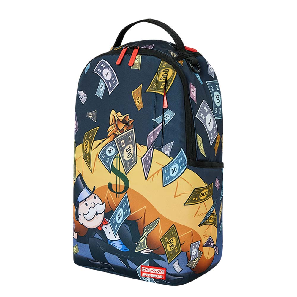 Sprayground Monopoly Money Bag Backpack B4895 I Max Fashions