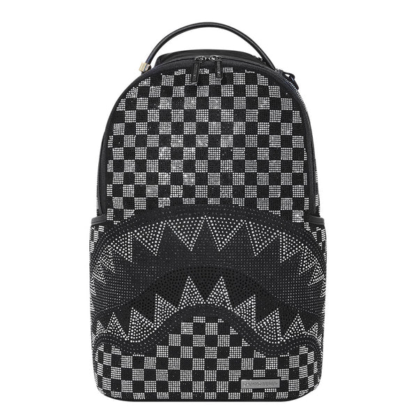 Backpacks Sprayground - Checked pattern backpack in black and grey -  910B3371NSZ