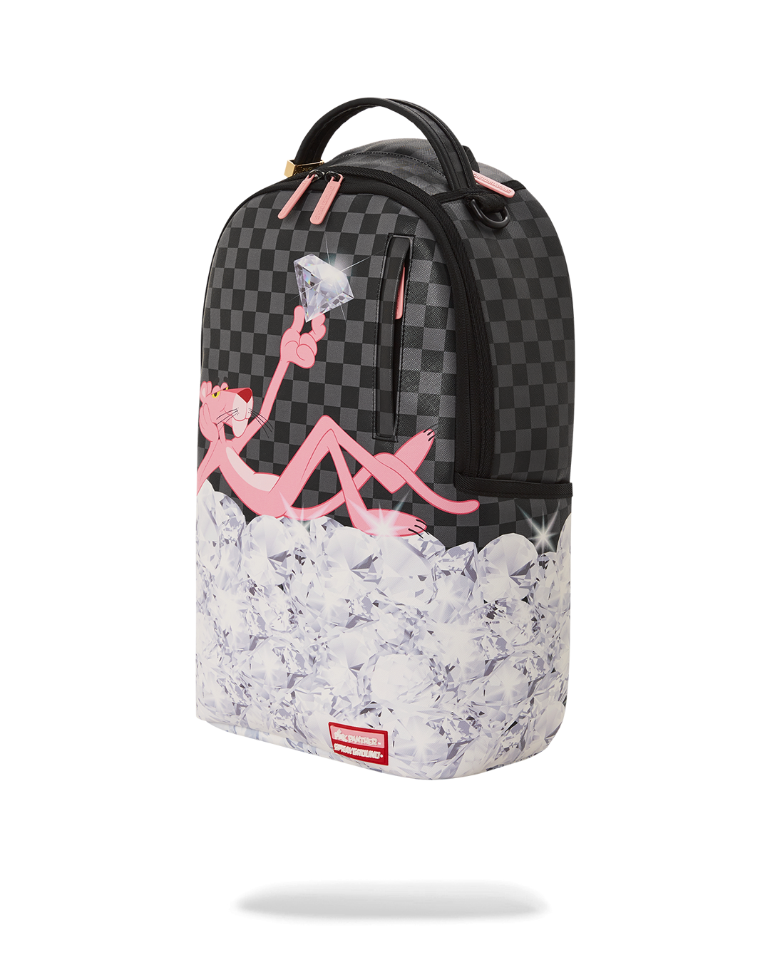 Sprayground Pink Panther Stacked Diamonds Backpack B5406 – I-Max Fashions