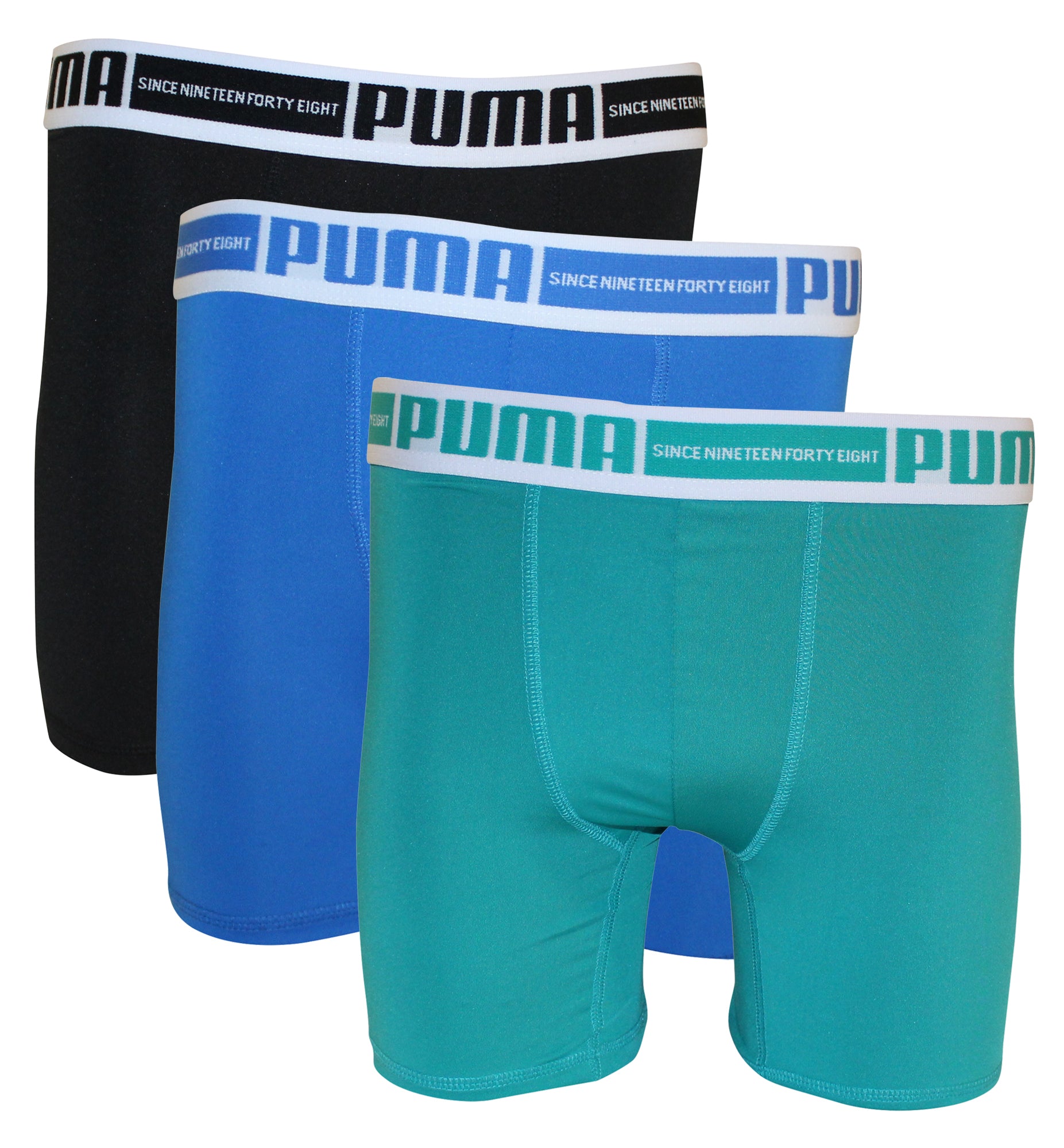 Puma Men\'s Stretch 3-Pack Sport Fashions 3-Pack Brief Boxer PMTBB – I-Max