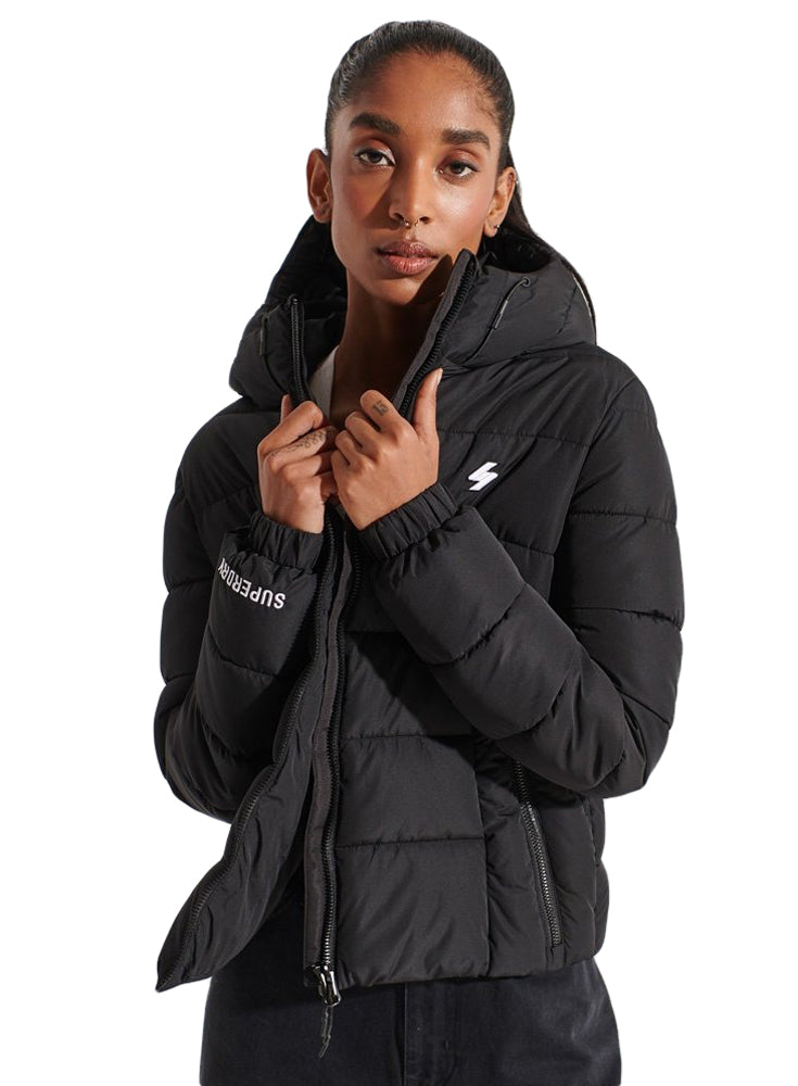 eksperimentel Afsky Lænestol Superdry Women's Hooded Spirit Sports Puffer Jacket – I-Max Fashions