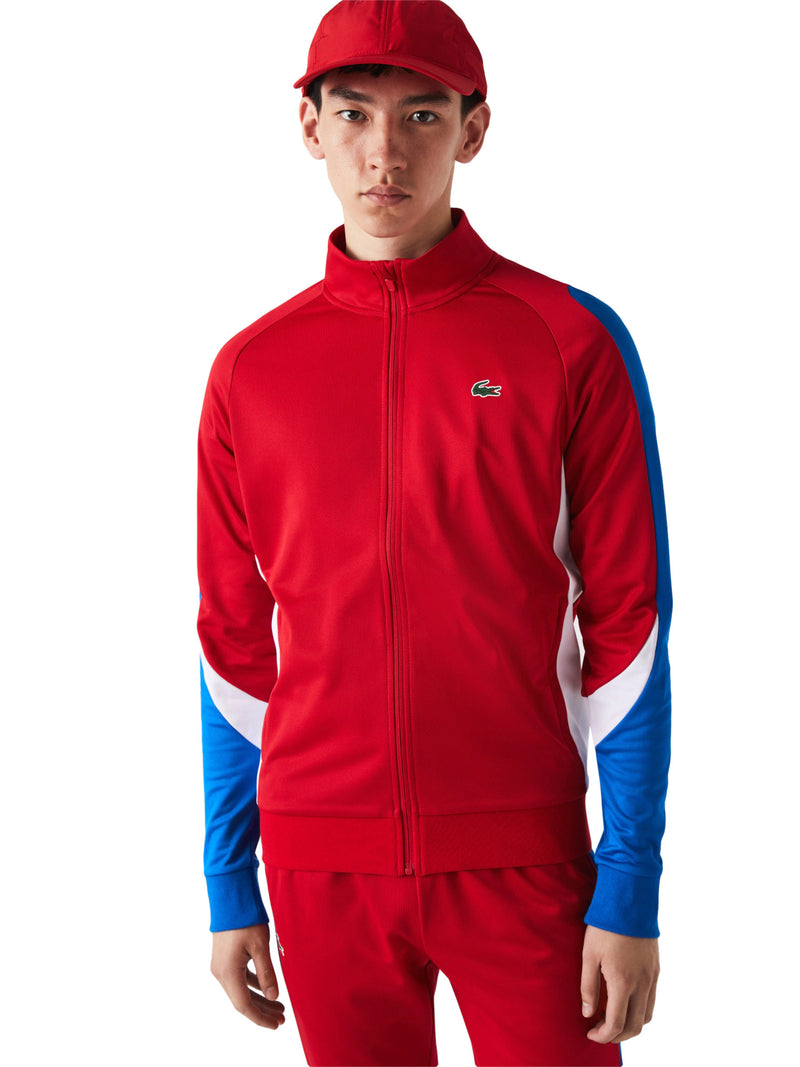 LACOSTE セットアップ 赤 Lacoste Men's SPORT Classic Fit Zip Tennis Sweatshirt – I-Max Fashions