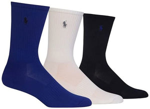 Polo Ralph Lauren 3-Pack Technical Crew Arch Support Socks
