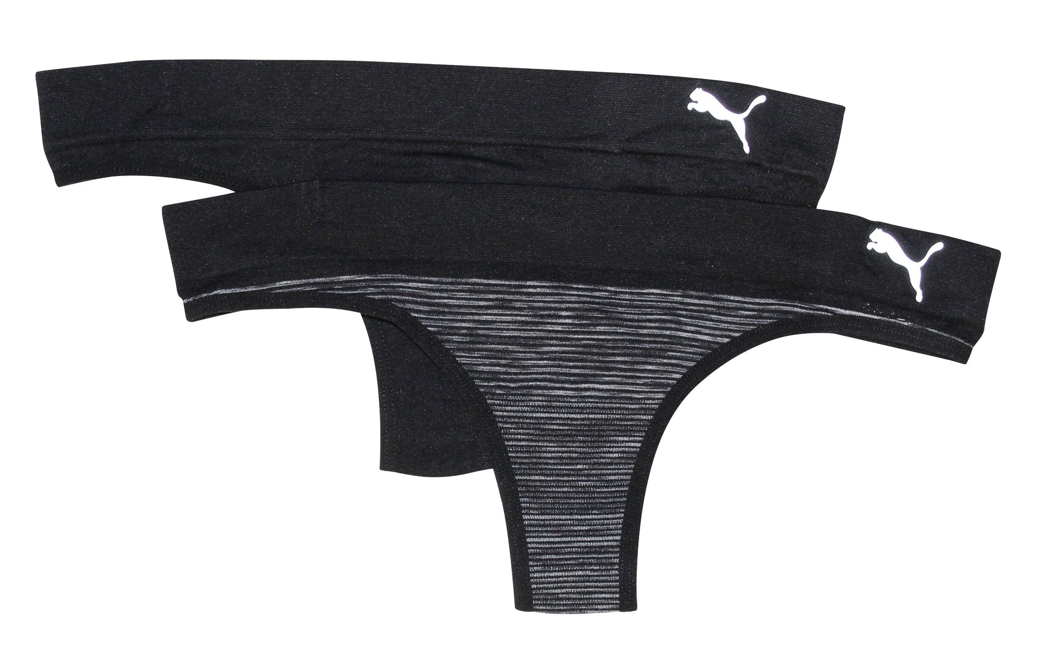 Puma Women's 2-Pack Seamless Super Soft Sport Stretch Thong Panty – I-Max  Fashions