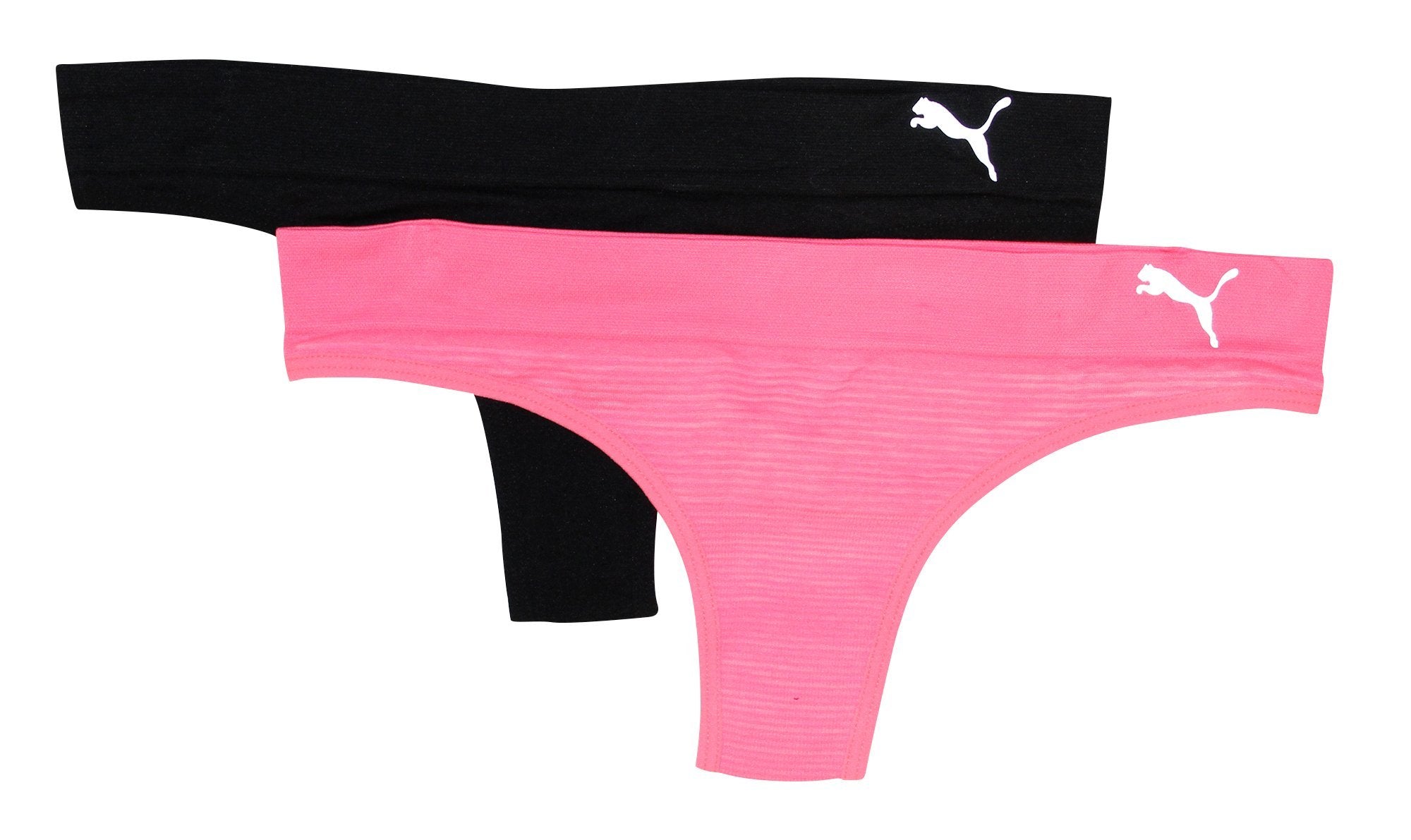 Puma 100001012 Seamless Hipster Panties 2 Units Pink