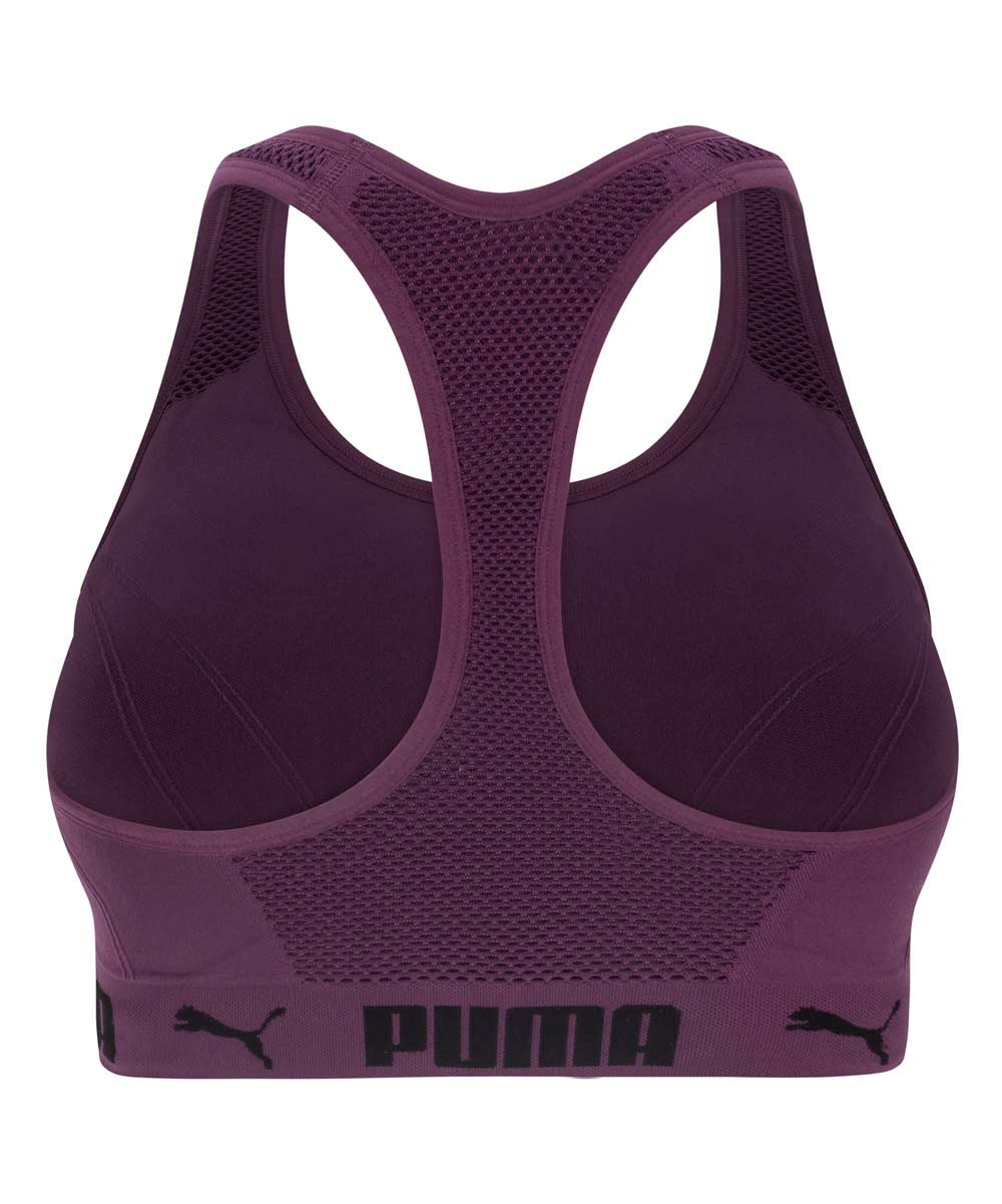 Puma Logo Sports Bra Pink